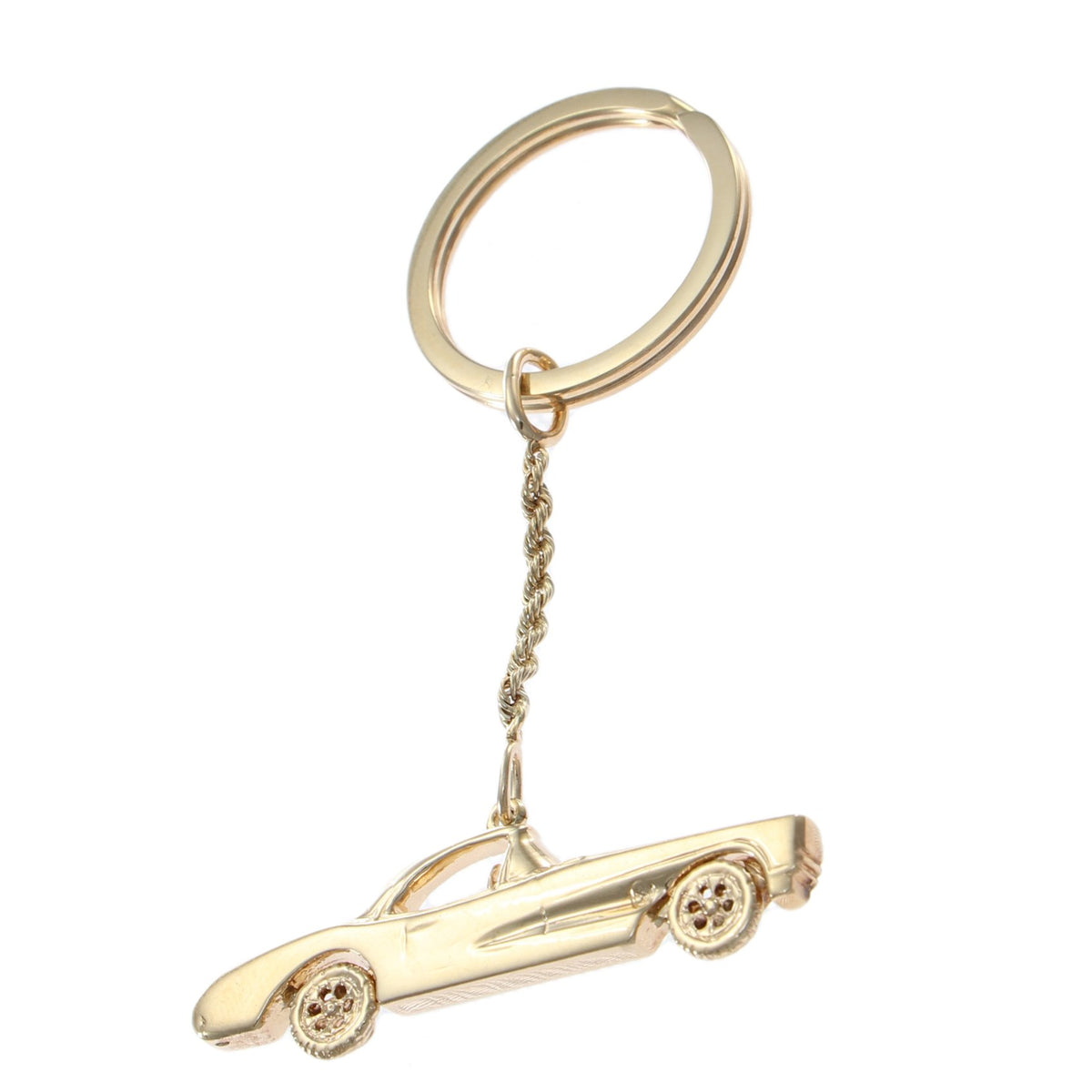 1960s Vintage Classic Chevy Car Key Ring Charm Holder Solid 14k Yellow –  The Jewelry Gallery of Oyster Bay