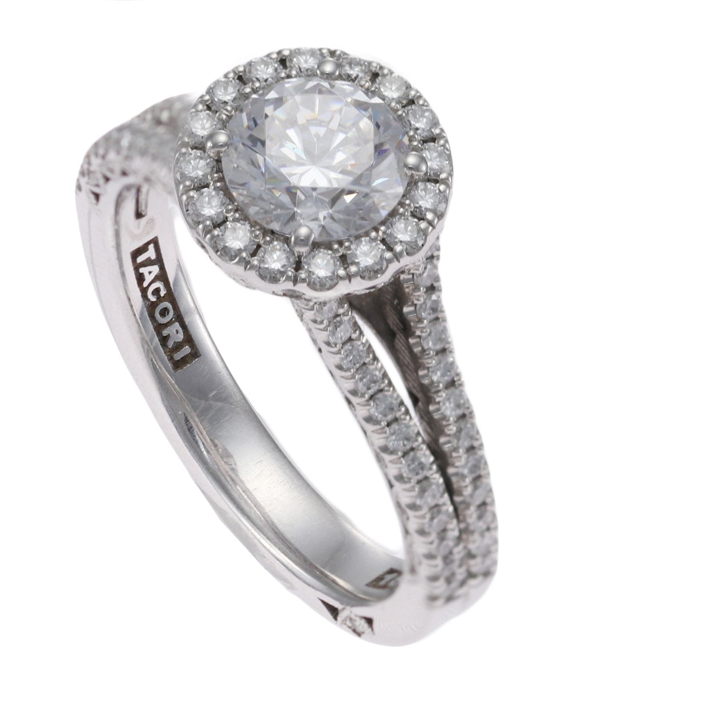 Tacori halo store engagement ring settings