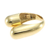 Tiffany & Co. ByPass Modernist Band Ring 18k Yellow Gold Spain US6.00 11mm Wide