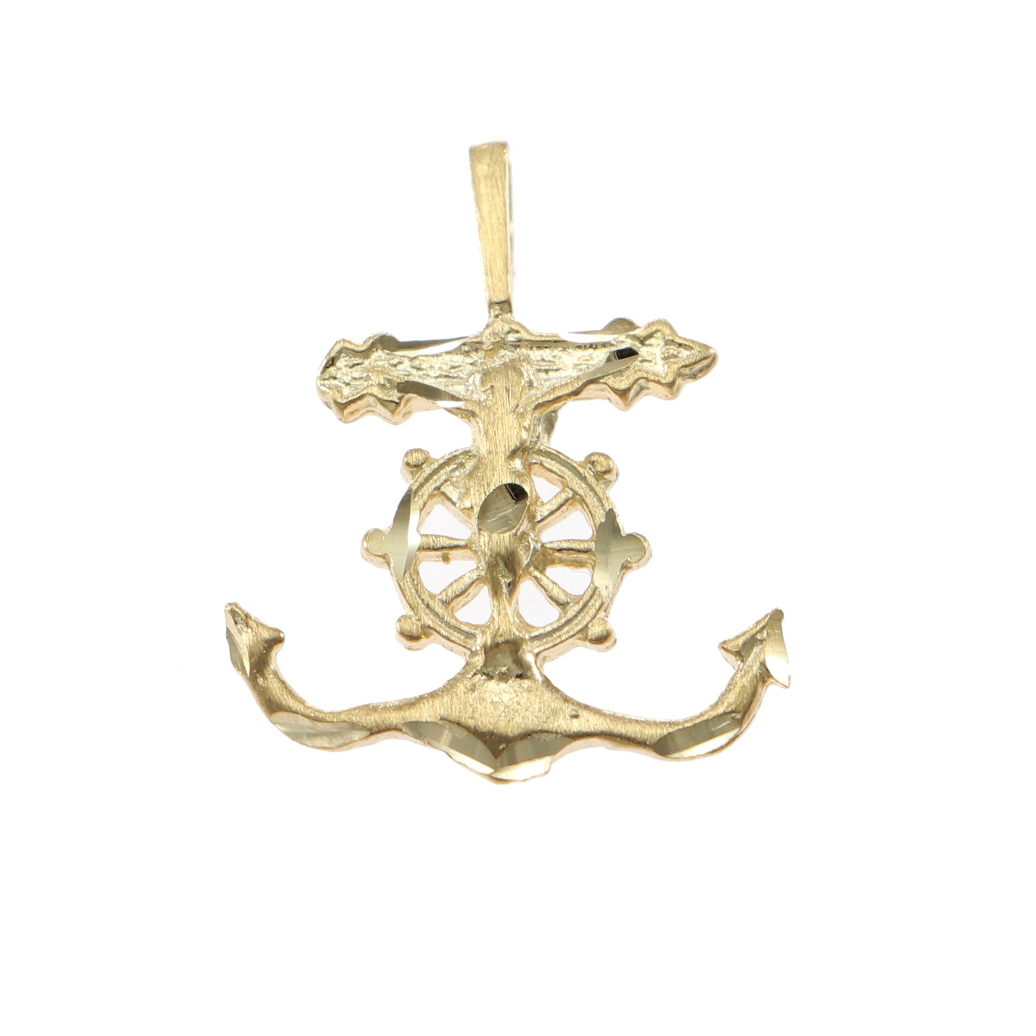 Anchor crucifix necklace shops